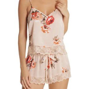 In Bloom by Jonquil Lace Trim Short Pajamas